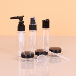 Parfüm Şişesi - Kozmetik Şişesi - 8 li Seyahat Doldurulabilir Kozmetik Seti