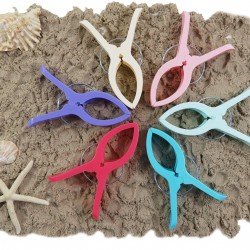 Plaj Havlu Mandalı - Şezlong Mandalı - Mandal XL 2 Adet