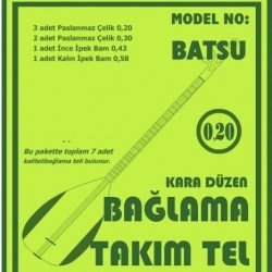 Bağlama Aksesuar Tam Takım Tel 0.20 Batsu