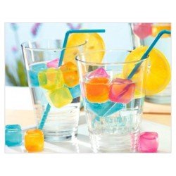 Serinletici ve Rengarenk Buz Küpleri 20 Adet Serinletici ve Rengarenk Buz Küpleri 20 Adet
