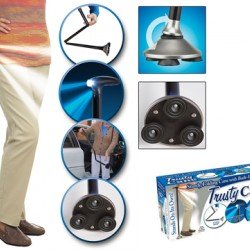 Trusty Cane Güvenilir Katlanabilir Işıklı Baston Trusty Cane Güvenilir Katlanabilir Işıklı Baston