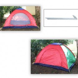 Kolay Kurulumlu Kamp Çadırı 3 - 4 Kişilik -Taşıma Çantalı