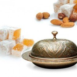 Osmanlı Motifli Lokumluk - Küçük Boy - Bakır