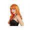 Uzun Peruk Saç - Turuncu