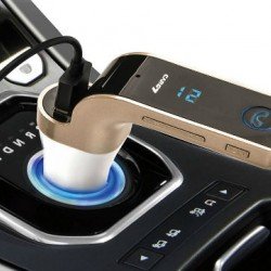Carg7 Bluetooth Araç FM Transmitter Usb Girişli