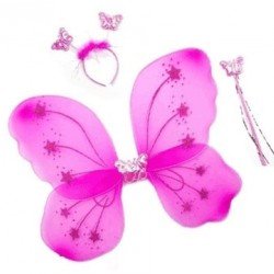 Gösteri Kelebek Kanadı (3 Parça)-Fuşya Gösteri Kelebek Kanadı (3 Parça)-Fuşya