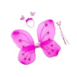 Gösteri Kelebek Kanadı (3 Parça)-Fuşya Gösteri Kelebek Kanadı (3 Parça)-Fuşya