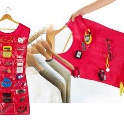 Elbise Şeklinde Takı Organizeri - Pembe Elbise Şeklinde Takı Organizeri - Pembe