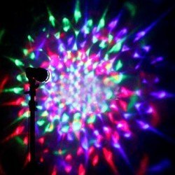 Renkli Led Döner Başlıklı Disko Ampulü Renkli Led Döner Başlıklı Disko Ampulü