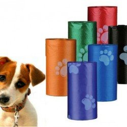 Evcil Hayvanlar İçin Pati Desenli 3 adet  Kaka Poşeti