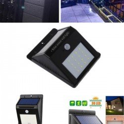 Sensörlü Solar Duvar Lambası 20 Ledli Sensörlü Solar Duvar Lambası 20 Ledli