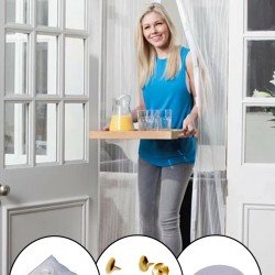 Mıknatıslı Manyetik Kapı Sinekliği Sineklik Tülü Perde (60cm x 210cm 2 Adet Tül) Mıknatıslı Manyetik Kapı Sinekliği Sineklik Tülü Perde (60cm x 210cm 2 Adet Tül)