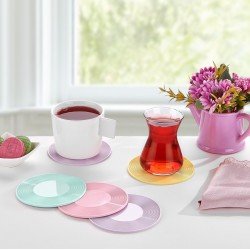 Silikon Bardak Altlığı - 3 adet