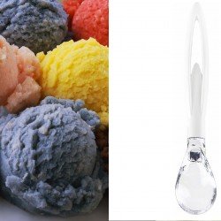 Dondurma Kaşığı - Şeffaf Mika Uçlu Dondurma Kaşığı - Şeffaf Mika Uçlu