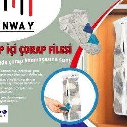 Dolap İçi Asılabilir Temiz Çorap Düzenleyici Çorap Filesi Askılık Dolap İçi Asılabilir Temiz Çorap Düzenleyici Çorap Filesi Askılık