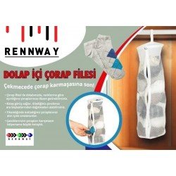 Dolap İçi Asılabilir Temiz Çorap Düzenleyici Çorap Filesi Askılık Dolap İçi Asılabilir Temiz Çorap Düzenleyici Çorap Filesi Askılık