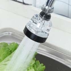 Su Tasarruflu 3 Fonksiyonlu Oynar Musluk Başlığı - Şeffaf Su Tasarruflu 3 Fonksiyonlu Oynar Musluk Başlığı - Şeffaf