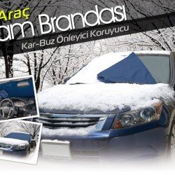 Araç Kar Buz Önleyici Büyük Boy Araç Ön Cam Brandası (150 cm x 70 cm) Araç Kar Buz Önleyici Büyük Boy Araç Ön Cam Brandası (150 cm x 70 cm)