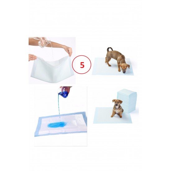 Yıkanabilir Köpek Çiş Pedi - 100 X 70 Cm 5li Paket