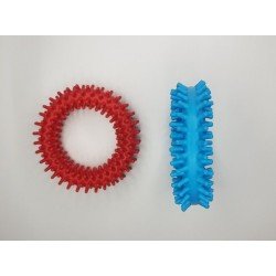 2 adet Evcil Hayvan Diş Temizleyici Oyuncak - Isırma Çember Seti 2 adet Evcil Hayvan Diş Temizleyici Oyuncak - Isırma Çember Seti