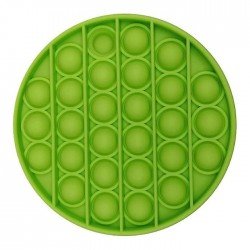 Yuvarlak Tek Renk Pop Push İt Anti Stres Baloncukları Bubble Fidget