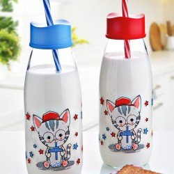 Pipetli Su Ve Süt Şişesi Cam 250 ML Pipetli Su Ve Süt Şişesi Cam 250 ML