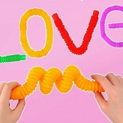 Tubes Anti Stres Duyusal Oyuncak Bubble Fidget (4 Adet ) Tubes Anti Stres Duyusal Oyuncak Bubble Fidget (4 Adet )