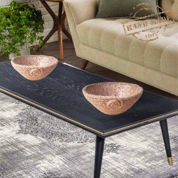 Dekoratif Sepet Sunum Kase Doğal Jüt İp Dekoratif Sepet Sunum Kase Doğal Jüt İp