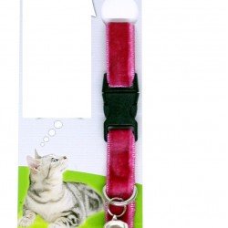 Kadife Dokulu Ayarlanabilir Çıngıraklı Kedi Tasması Kadife Dokulu Ayarlanabilir Çıngıraklı Kedi Tasması