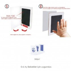 El Ayak İzi Kalıbı Seti El Ayak İzi Kalıbı Seti