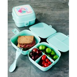 Porky 4 Bölmeli Çatallı Beslenme Kabı - Diyet Kabı Porky 4 Bölmeli Çatallı Beslenme Kabı - Diyet Kabı