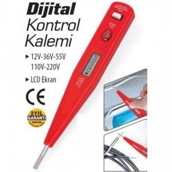 Profesyonel Dijital Kontrol Kalemi Tornavida Voltaj Ölçer Profesyonel Dijital Kontrol Kalemi Tornavida Voltaj Ölçer