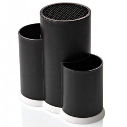 3 Bölmeli Kaşıklık - Şef Bıçaklık Standı Siyah 3 Bölmeli Kaşıklık - Şef Bıçaklık Standı Siyah