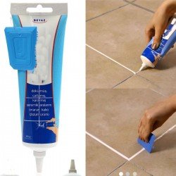 Beyaz Derz Dolgusu - Lavabo Küvet Fayans Derzi kalemi 380gr Spatula Hediyeli Beyaz Derz Dolgusu - Lavabo Küvet Fayans Derzi kalemi 380gr Spatula Hediyeli