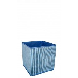 Çok Amaçlı Dolap İçi Düzenleyici Kutu - Mavi Çizgili Çok Amaçlı Dolap İçi Düzenleyici Kutu - Mavi Çizgili