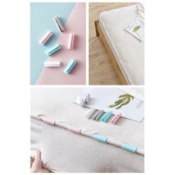 12 Adet Yorgan Kılıfı Ve Çarşaf Sabitleyici Kaydırmaz Nevresim Örtü Klipsleri 12 Adet Yorgan Kılıfı Ve Çarşaf Sabitleyici Kaydırmaz Nevresim Örtü Klipsleri