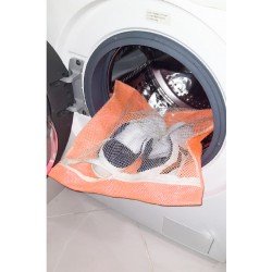 Turuncu - Fermuarlı - Hassas Çamaşır Terlik  Ayakkabı Yıkama Filesi Büyük Boy Turuncu - Fermuarlı - Hassas Çamaşır Terlik  Ayakkabı Yıkama Filesi Büyük Boy