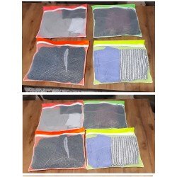 4 Adet 4 Renk Bavul İçi Düzenleyici - Fermuarlı Valiz Organizeri