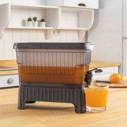 Gri Buzdolabı İçi Musluklu Ayaklı Su -Limonata - İçecek Sebili Piknik Bidonu 4 LT Gri Buzdolabı İçi Musluklu Ayaklı Su -Limonata - İçecek Sebili Piknik Bidonu 4 LT