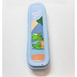 Mavi Multi Renkli Kapaklı Kalemlik Kutusu -Çanta İçi Saklama - Diş Fırçası - Makyaj Fırçası Kutu Mavi Multi Renkli Kapaklı Kalemlik Kutusu -Çanta İçi Saklama - Diş Fırçası - Makyaj Fırçası Kutu