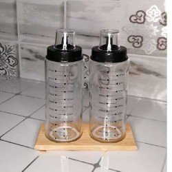 Ahşap Yağdanlık Altlığı -2 Bölmeli Yağlık Sosluk Standı Ahşap Yağdanlık Altlığı -2 Bölmeli Yağlık Sosluk Standı