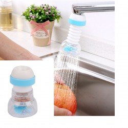 360 Derece Dönen Musluk Başlığı - Pervaneli Boncuklu Sıçratmaz Musluk Aparatı