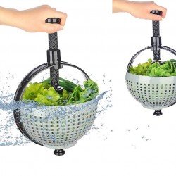 Hızlı Salata Kurutucu Süzgeç- Dönerli Süzgeç Dev Boy Hızlı Salata Kurutucu Süzgeç- Dönerli Süzgeç Dev Boy