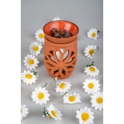 Lotus Çiçeği  El Yapımı Çömlek Buhurdanlık Tütsülük Lotus Çiçeği  El Yapımı Çömlek Buhurdanlık Tütsülük