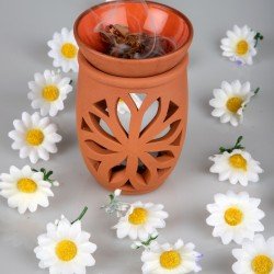 Lotus Çiçeği  El Yapımı Çömlek Buhurdanlık Tütsülük Lotus Çiçeği  El Yapımı Çömlek Buhurdanlık Tütsülük