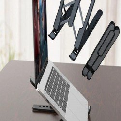 Katlanabilir Laptop Standı - Kaydırmaz Kademe Ayarlı Laptop Tablet Tutucu