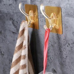6lı Gold Kanca Askı Güçlü Yapışkanlı Mutfak Banyo Askısı 6lı Gold Kanca Askı Güçlü Yapışkanlı Mutfak Banyo Askısı