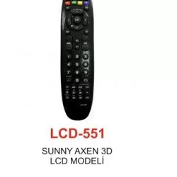 SUNNY - AXEN 3D Serisi TV KUMANDASI LCD 551