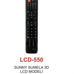 SUNNY - SUMELA 3D Serisi TV KUMANDASI LCD 550 SUNNY - SUMELA 3D Serisi TV KUMANDASI LCD 550