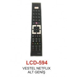 Vestel Netflix Tv Kumandası  - LCD 594 Vestel Netflix Tv Kumandası  - LCD 594